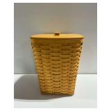 Longaberger Woven Basket with Wooden Lid