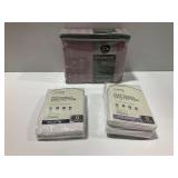 4-Piece Sheet Set and (2) Vinyl Mattress Protectors... New in Packaging