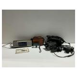 Electronics and Photography Lot with Canon AE-1 Camera and GE  Clock Radio