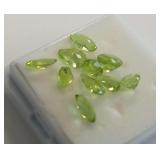 Loose Peridot Faceted Gemstones ... 3.20 total carats