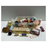 Sewing and Craft Supplies with DMC Thread and J & P Coats Cotton