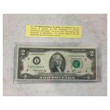 1976 Series Two Dollar Federal Reserve Note