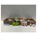 (4) Boxes of New Hardware and Gardening Supplies