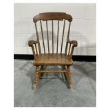 Windsor Style Wooden Rocking Chair