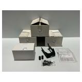 (3) Boxes National Hardware N700-115 Bypass Bracket Kits... Matte Black