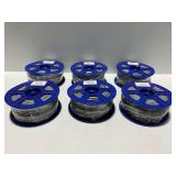 (6) Spools of Make 2 Fit Glass Glazing Spline Gray Vinyl 200 ft.