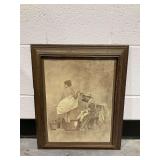 Framed Print of Women Bathing