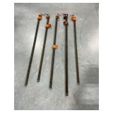 (5) Pipe Clamps