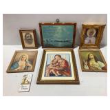 (7) Christian Religious Art Pieces and Wall Decor