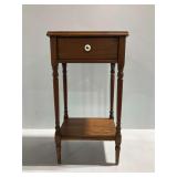 Wooden Smoking Stand with Single Drawer