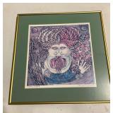 Framed Print of Mother and Daughter by Meinrad Craighead