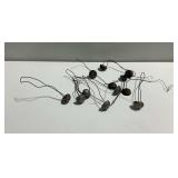 Group of Lead Seal Decoy Weights with Wire Tethers