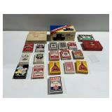 Playing Cards and Card Shuffler with Holders