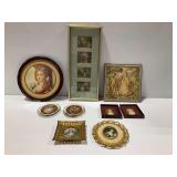 Framed Portrait Art and Decorative Miniatures