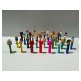 (34) Pez Candy Dispensers with Character and Holiday Motifs