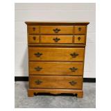 Crawford Furniture Wooden Tall Chest of Drawers