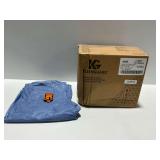 Ansell Kleenguard A20 Breathable Particle Protection Blue Coverall Hooded Size 2X-Large 24 PCS