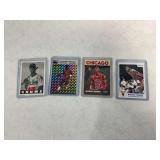 (4) Michael Jordan Trading Cards