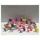 Plastic Pony Figures with Synthetic Hair Including My Little Pony Toys