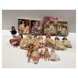 Composition and Plastic Dolls... Some with Original Boxes