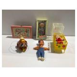 Vintage Toys: Junior Miss Sewing Kit, Mattel Baby Beans Doll, and Others