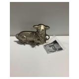 Griswold No. 866 Cast Metal Lamb Cake Mold with Paper Ephemera