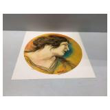 William Verdult Signed Print of Profile Portrait
