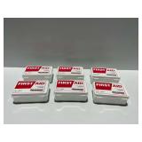 (6) Sealed Grainger First Aid Kits for 25 Person General Use