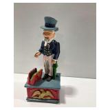 Cast Iron Uncle Sam Mechanical Bank