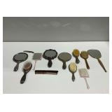 Vintage Vanity Mirrors and Hairbrushes