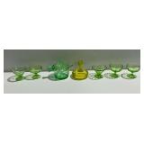 Depression Uranium Glass Tableware