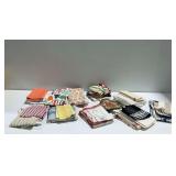 Multiple Kitchen Towels and Other Linens