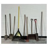 Group of Garden and Farm Tools