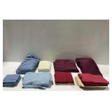 Various Size Bed Sheets Including Twin and King Size