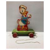 Fisher-Price Donald Duck Pull Toy Number 400