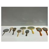 Vintage Hand Mirrors and Vanity Brushes