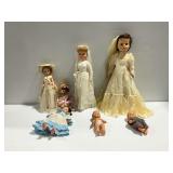 (7) Assorted Dolls Including Sun Rubber Co and Ruth E. Newton Models