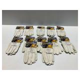 12 Pairs of Tillman Top Grain Cowhide Driver Gloves Size S