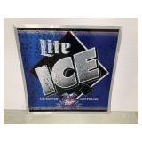 Miller Lite Ice Tin Sign