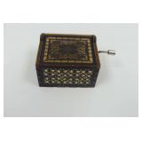 Lord of the Rings Themed Wooden Hand-Cranked Music Box