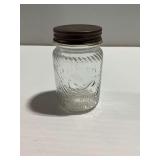 Jumbo Peanut Butter Glass Jar with Lid