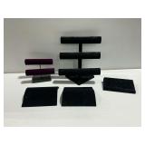 Velvet Jewelry Display Stands and Trays