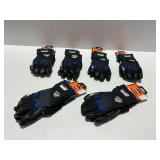 (6) Pairs of Ergodyne Proflex 818WP Waterproof Work Gloves Size Medium