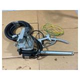 Roughneck 120V 15GPM Fuel Transfer Pump with Hose and Nozzle