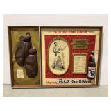 Mid Century Pabst Blue Ribbon Boxing Advertising Sign