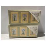 (2) New Seasons Deluxe Note Card Sets with Linen Boxes