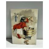 Maud Humphrey Contemporary Tin Advertising Sign for Ivory Soap