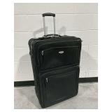 Protocol Black Rolling Suitcase with Telescoping Handle