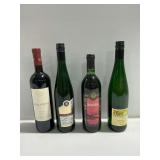 Assorted International Wine Collection - (4) Bottles...NO SHIPPING, MUST BE 21 OR OLDER