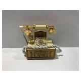 Western Electric Rotary Telephone with Gold-Tone Relief Accents